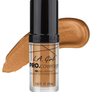 L.A. Girl Pro Coverage Illuminating Foundation - Warm Beige image