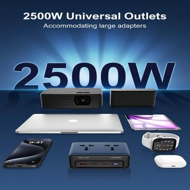 LDNIO SC1 45W Universal Socket Desktop Power Strip Adapter Slide 4