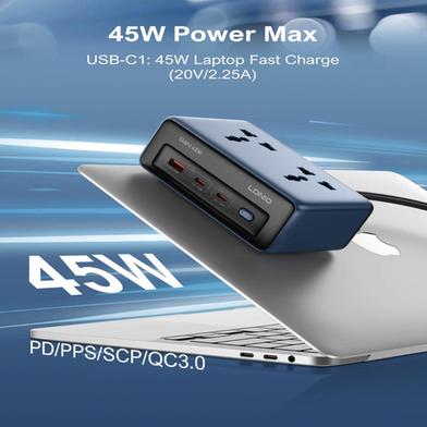 LDNIO SC1 45W Universal Socket Desktop Power Strip Adapter Slide 5