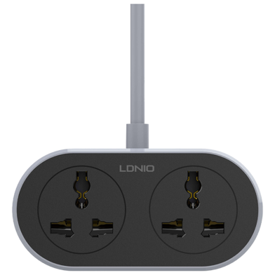 LDNIO SC2018 2 AC Outlet Universal Extension Power Socket-5 Meter image