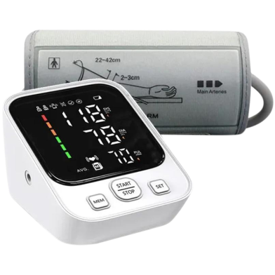 LED Big Display Blood Pressure Monitor USB Portable Automatic image