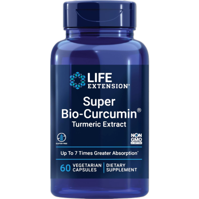 LIFE EXTENSION Super Bio-Curcumin Turmeric Extract 60 Vegetarian Capsules image
