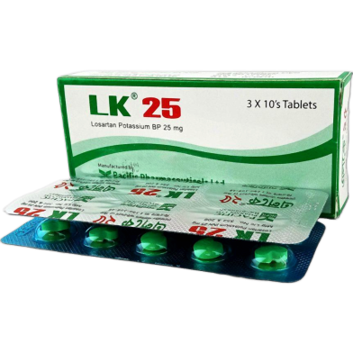 LK 25 mg Tablet 10,s strip image