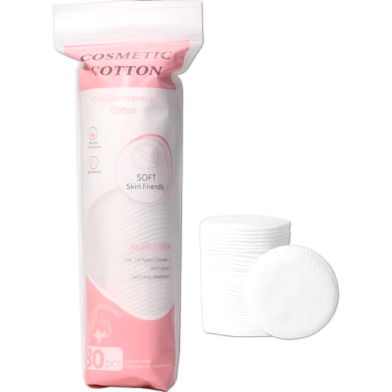 LMLTOP Cosmetic Skin Friendly Soft Cotton Pads 80pcs image