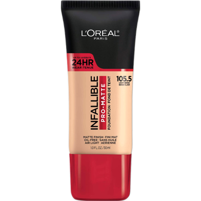 L'Oreal 24HR Infallible Pro Matte Foundation - 105.5 Light Beige image