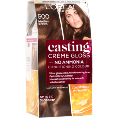 L'Oreal Casting Creme Gloss No Amonia Conditioning Colour - 500 Light Brown image