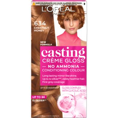 L'Oreal Casting Creme Gloss No Amonia Conditioning Colour - 634 Chestnut Honey image