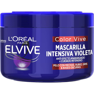 L'Oreal Elvive Color Vive Purple Intensiva Violeta Hair Mask 250ml image