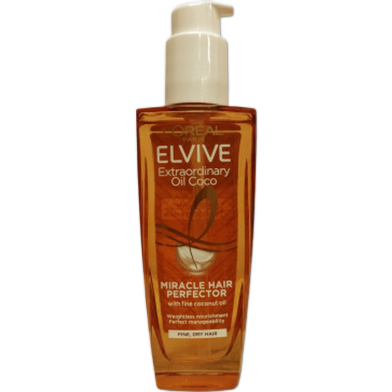 L'Oreal Elvive Extraordinary Oil Coco Miracle Hair Perfector For Fine, Dry Hair 100ml image