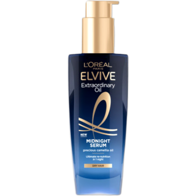 L'Oreal Elvive Extraordinary Oil Midnigh Serum For Dry Hair 100ml image