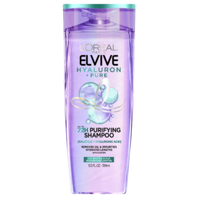 L'Oreal Elvive Hyaluron plus Pure Purifying Shampoo 399 ml image