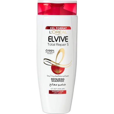 L'Oreal Elvive Total Repair 5 Repairing Shampoo for Damaged Hair 600ml image