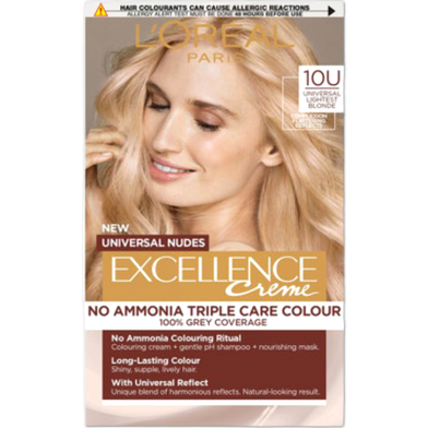 L'Oreal Excellence No Ammonia Triple Care Colour - 10U Universal Lightest Blonde image