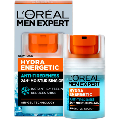 L'Oreal Men Expert Hydra Energetic Anit Fatigue Quenching Gel Moisturiser 50ml image