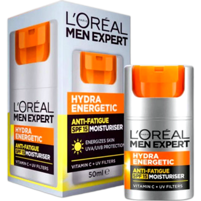 L'Oreal Men Expert Hydra Energetic Anti-Fatigue Moisturiser SPF15 50ml image