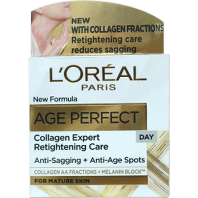L'Oreal Paris Age Perfect Collagen Expert Retightening Day Cream-48gm image