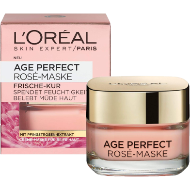 L'Oreal Paris Age Perfect Rose Face Mask 50 ml -3600523475773 image