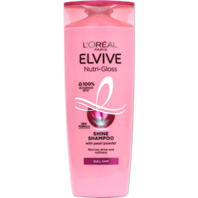 LOreal Paris Elvive Nutri-Gloss Shine Shampoo 400ml image