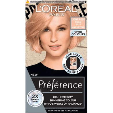 L'Oreal Perference Les Vivids High Intensity Shimmering Colour - 9.023 Light Rose Gold image