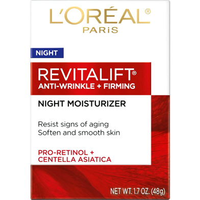 L'Oreal Revitalift Anti Wrinkle Firming Night Moisturizer 48 gm image