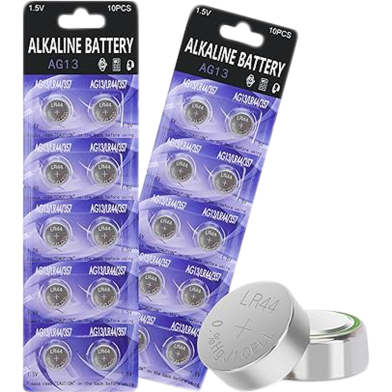 LR44, A76, AG13, G13, LR1154, L1154 Button Cell Coin 1.5 Volt Battery image