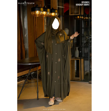 LUXURY DESIGNER KARCHUPI KAFTAN ABAYA | GT-1698 image