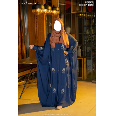 Luxury Designer Karchupi Kaftan Abaya image
