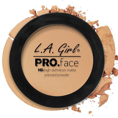 La Girl Pro Face Matte Pressed Powder Soft Honey 7 gm - GPP608 -81555966089 image