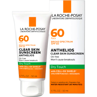 La Roche-Posay Anthelios Clear Skin Face Sunscreen, Dry Touch SPF 60 50ml image