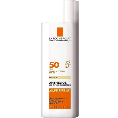 La Roche Posay Anthelios Mineral Light Fluid Sunscreen For Face SPF 50 - 50ml image