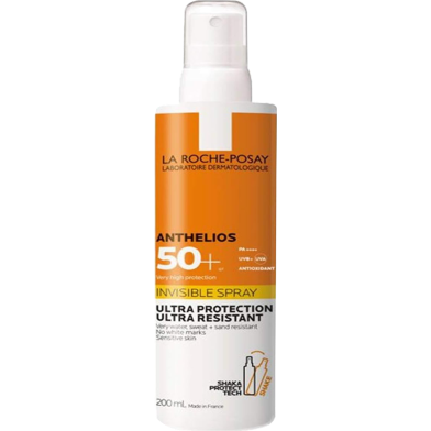 La Roche Posay Anthelios Ultra Resistant Invisible Spray SPF50Plus for Sensitive Skin - 200 ml image