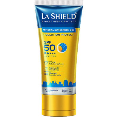 La Shield Mineral Sunscreen Gel SPF 50 PA Plus Plus Plus 50 gm -371319606 image