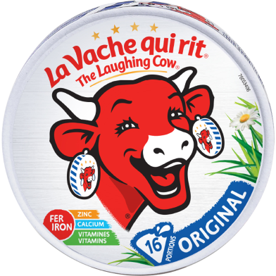 La Vache Qui Rit (The Laughing Cow) Spreadable Cheese 16 Portions 224G image
