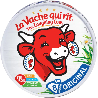 La Vache Qui Rit (The Laughing Cow) Spreadable Cheese 8 Portions 112G image