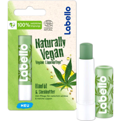 Labello Naturally Vegan Hamp Oil and Shea Butter Lip Balm 5.2ml image