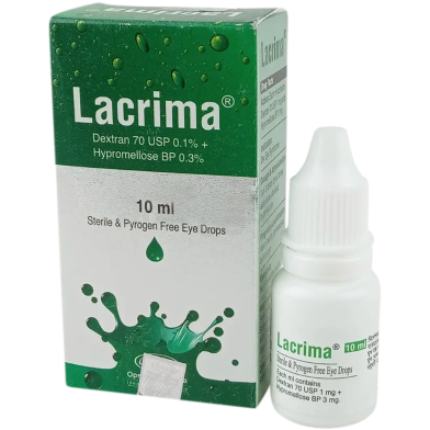 Lacrima 0.1 Percent 0.3 Percent Ophthalmic Solution 10ml Drop image