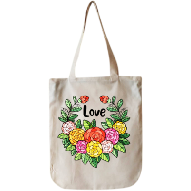 Ladies Shopping Tote Bag For Women With Zipper image