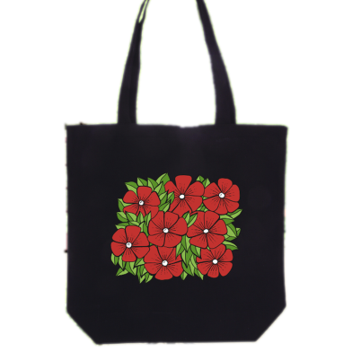Ladies Tote Canvas Hand Shoulder Carry Bag For Women With Zipper image