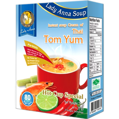 Lady Ann Soup Thai Tom Yum 3x25gm image
