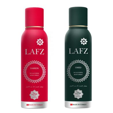 Lafz Body Spray Combo Package (Omid and Darien) With Free Kismet Body Spray image