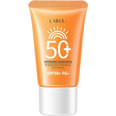 Laikou Brightening Sunscreen Waterproof Body Sunblock Cream UV Protection SPF50 Plus - 30G image