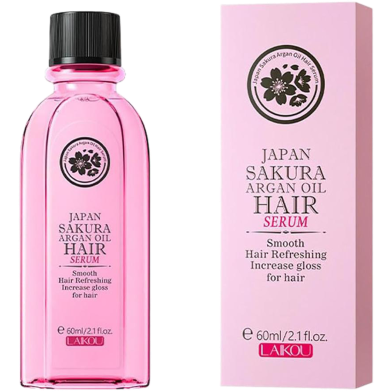 Laikou Japan Sakura Argan Hair Serum - 60ml image