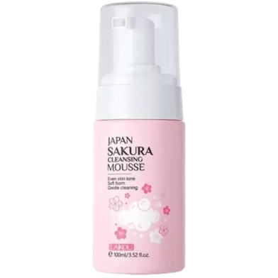 Laikou Japan Sakura Cleansing Mousse Face Cleanser - 100ml image