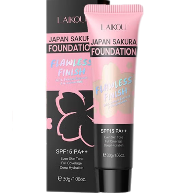 Laikou Japan Sakura Foundation Flawless Finish SPF 15PA 110 image