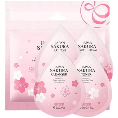 Laikou Japan Sakura Skin Care Set (mini) - 4pcs image