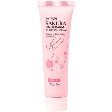 Laikou Japan Sakura Underarm Whitening Cream Body Lotion - 30G image