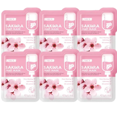 Laikou Sakura Mud Mask 5 gm x 6 Pack image