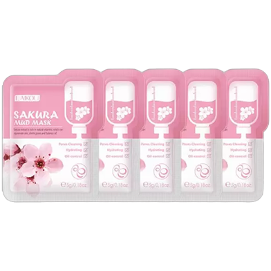 Laikou Sakura Mud Mask 5gm - 5 pcs image