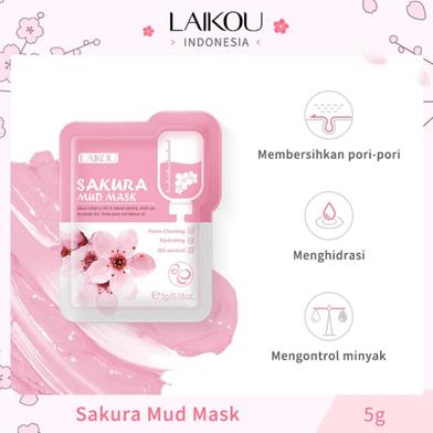 Laikou Sakura Mud Mask -7 pcs - 7-6925464089917 Slide 3