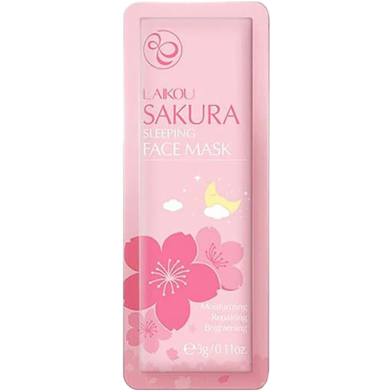 Laikou Sakura Sleeping Face Mask – 3G-1pcs image